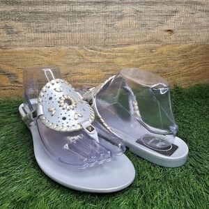 New Jack Rogers Georgica Jelly Sandals SZ 9